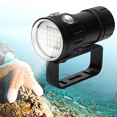 Duiklamp, onderwaterzaklamp, professioneel, 100 m, waterdicht, Scuba, duiklamp, superhelder, led, onderwatertorch, handlamp, onderwaterfotografie, camera, licht, vulling, aluminium - Image 5