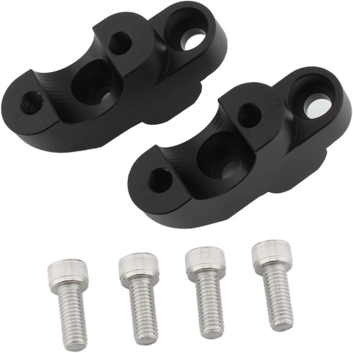 Motorcycle Handlebar Risers Clamp Mount Black Compatible with Honda NC750X 2016-2021 NC700S NC700X 2012-2013 NC750S CB400F CB500F CB500X