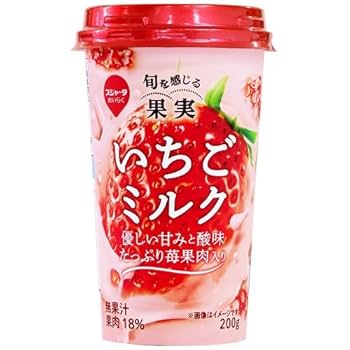 Amazon.co.jp: [冷蔵]めいらく いちごミルク 200g : 食品・飲料