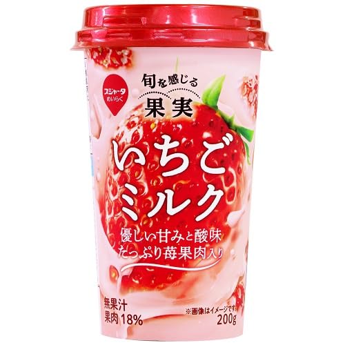 Amazon.co.jp: [冷蔵]めいらく いちごミルク 200g : 食品・飲料・お酒