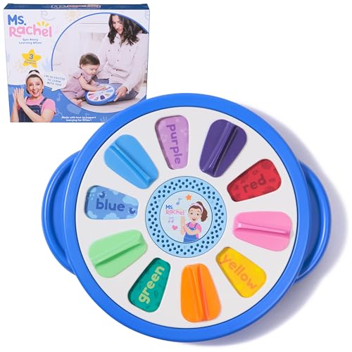 Image of Ms. Rachel Official Spin Along Learning Wheel with 3 Learning Play Modes, Educational Toys & Toddler Toys for Girls & Boys Ages 1-3+
