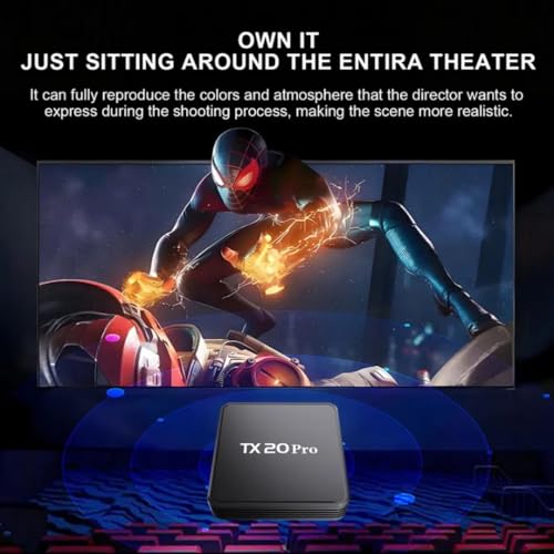 Image of TX20 Pro Android 4K SMART TV Box with Voice Remote, WiFi, Chromecast Built-in & Google Play Store Support (8 /128 GB)