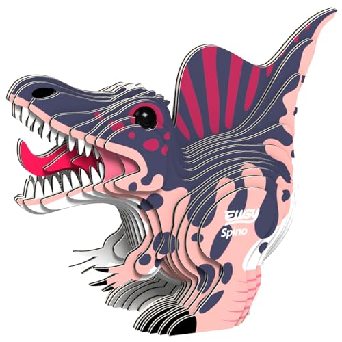 Eugy 3D-Modell: Vorgeschichte/Spinosaure, 8,3 x 3,7 x 7,3 cm, aus Karton, in Box, 6+