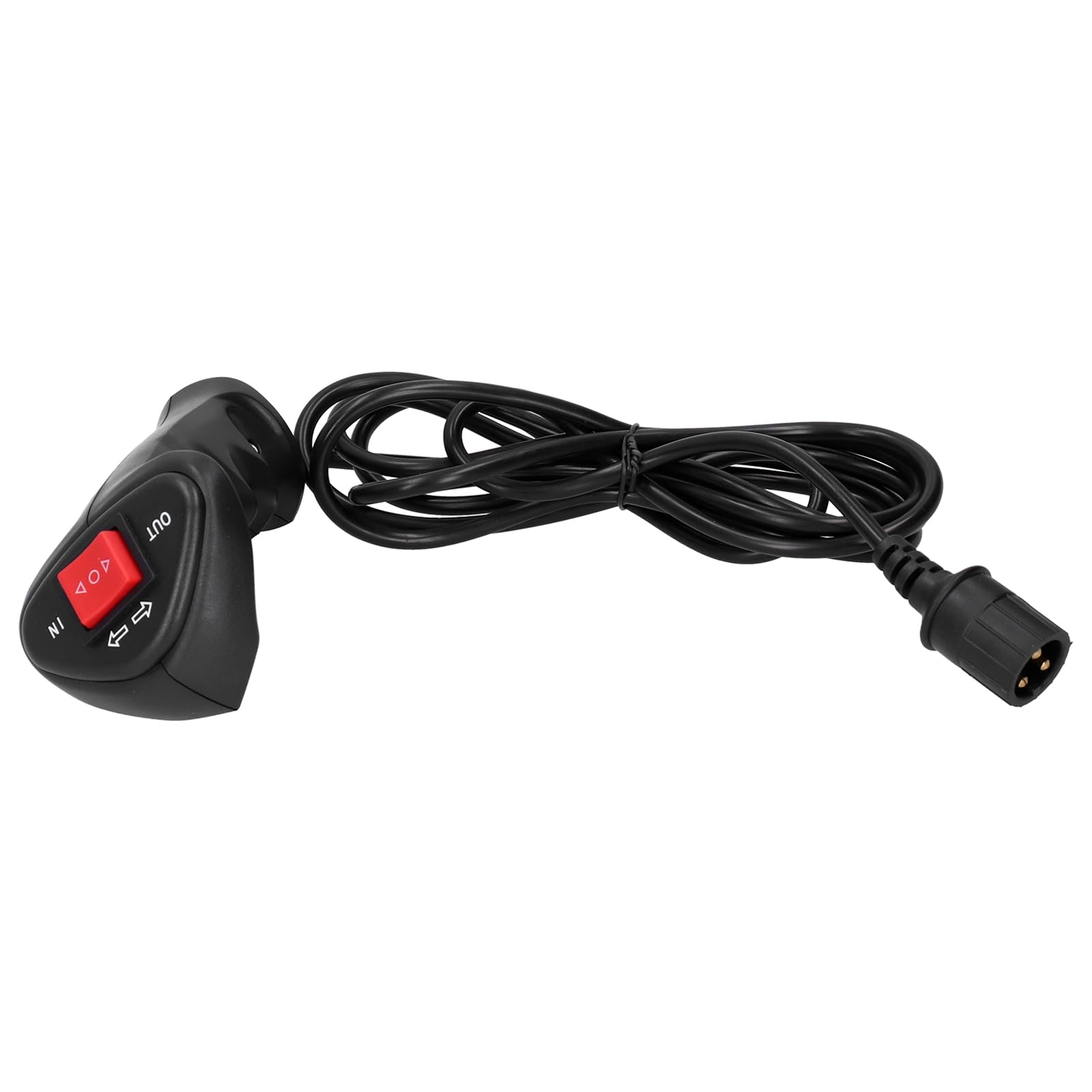 Telecommande de Treuil 12v, Dioche 3pin Télécommande de treuil électrique universelle pour câble de 2,7 m pour voiture tout-terrain