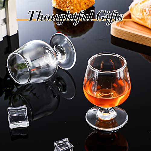 Qunclay 48 Pcs Shot Glasses Shot Glass Cute Cognac Glasses Small Brandy Snifter for Tasting Brandy Drinking Port Glasses for Whiskey Brandy Wine Beer (3.5oz) - Image 6