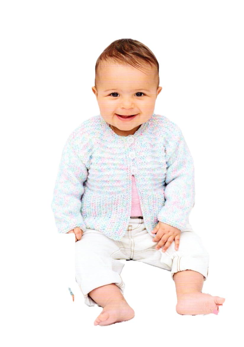 Material Women's Multicolored Stylecraft 9978 Baby Dk Cardigans Knitting Pattern