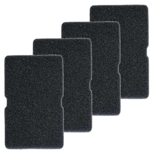 Heltrappe Lot de 4 Filtre à éponge compatible avec Beko Grundig Blomberg Elektrabregenz 2964840100-240 x 155 x 11mm | Filtre pour sèche-linge à pompe à chaleur | Sèche-linge condense