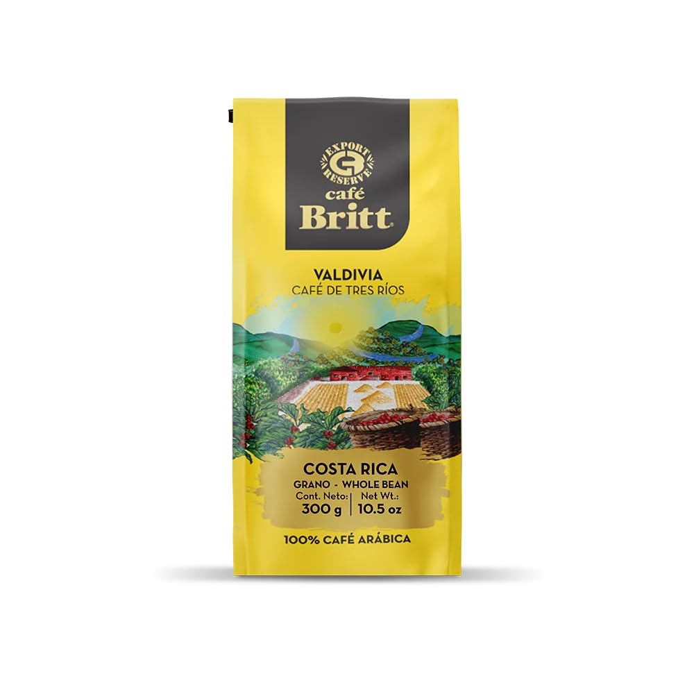 Café Britt® - Costa Rican Origins Coffee Bundle (12 oz.) (3-Pack) (Tarrazú, Tres Ríos & Poás) - Whole Bean, Arabica Coffee, Kosher, Gluten Free, Gourmet & Medium Light & Dark Roast
