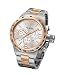 TW Steel CB123 Men's Stainless Canteen Two-Tone Bracelet Band Silver Dial Two-tone Watch