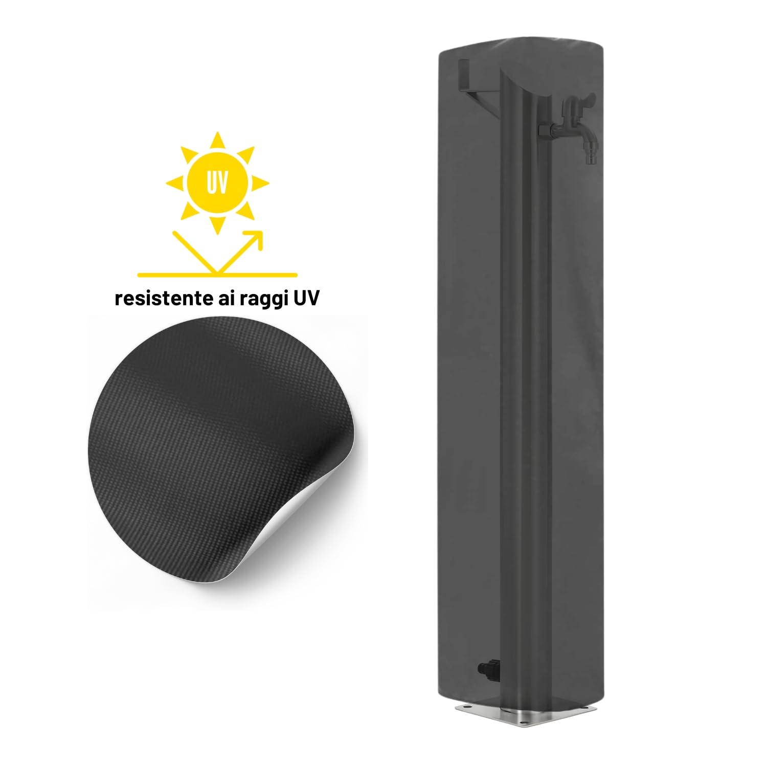 Custodia Protettiva Fontana Esterna Impermeabile Antivento Rivestimento Anti UV (Cover per TIGLIO)