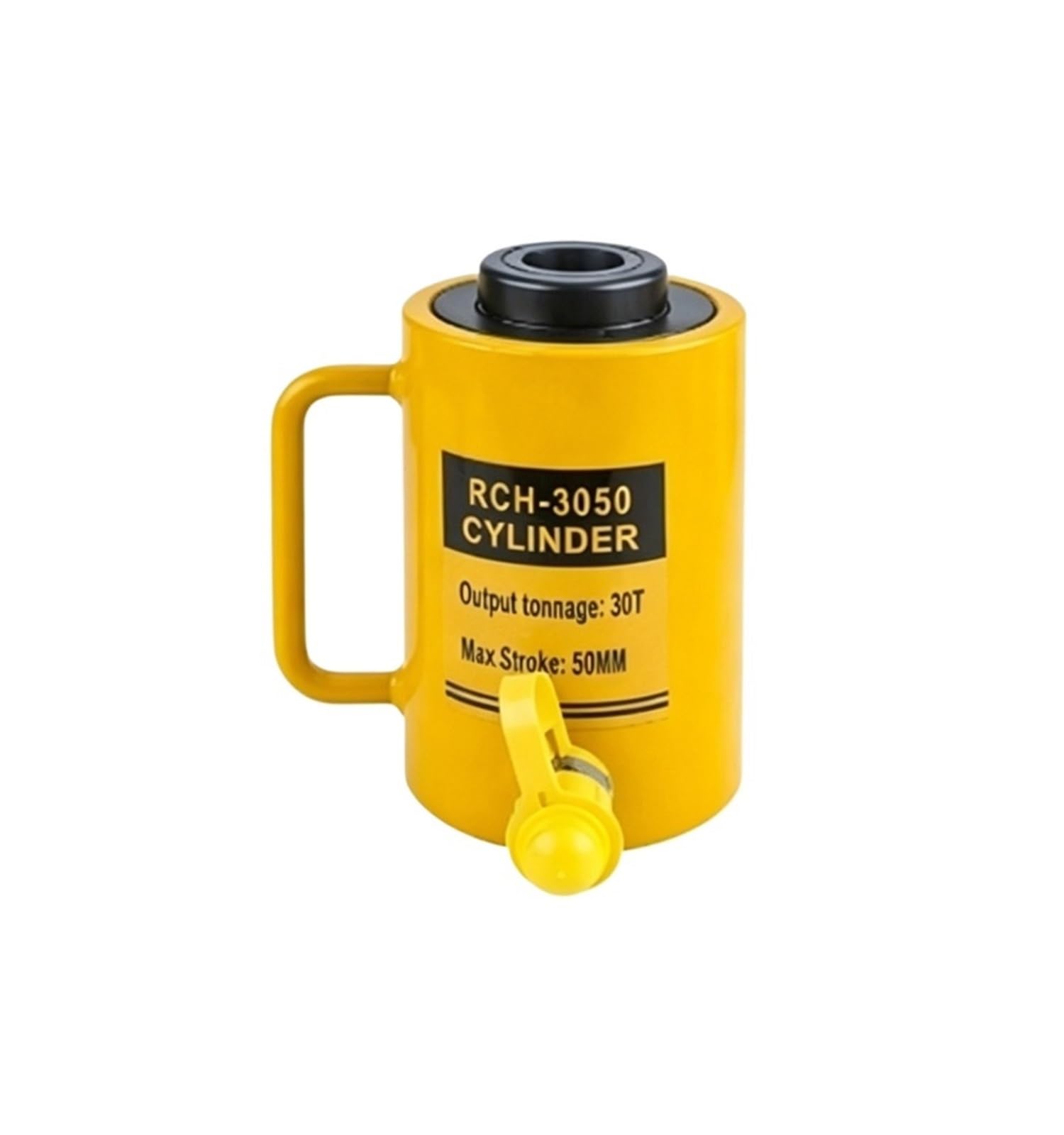 DUOCAI Hydraulic Ram Jack Multi-Section Stroke Hydraulic cylinder, electric split type RCH-20T30T60T100 ton hollow jack(30T50mm)
