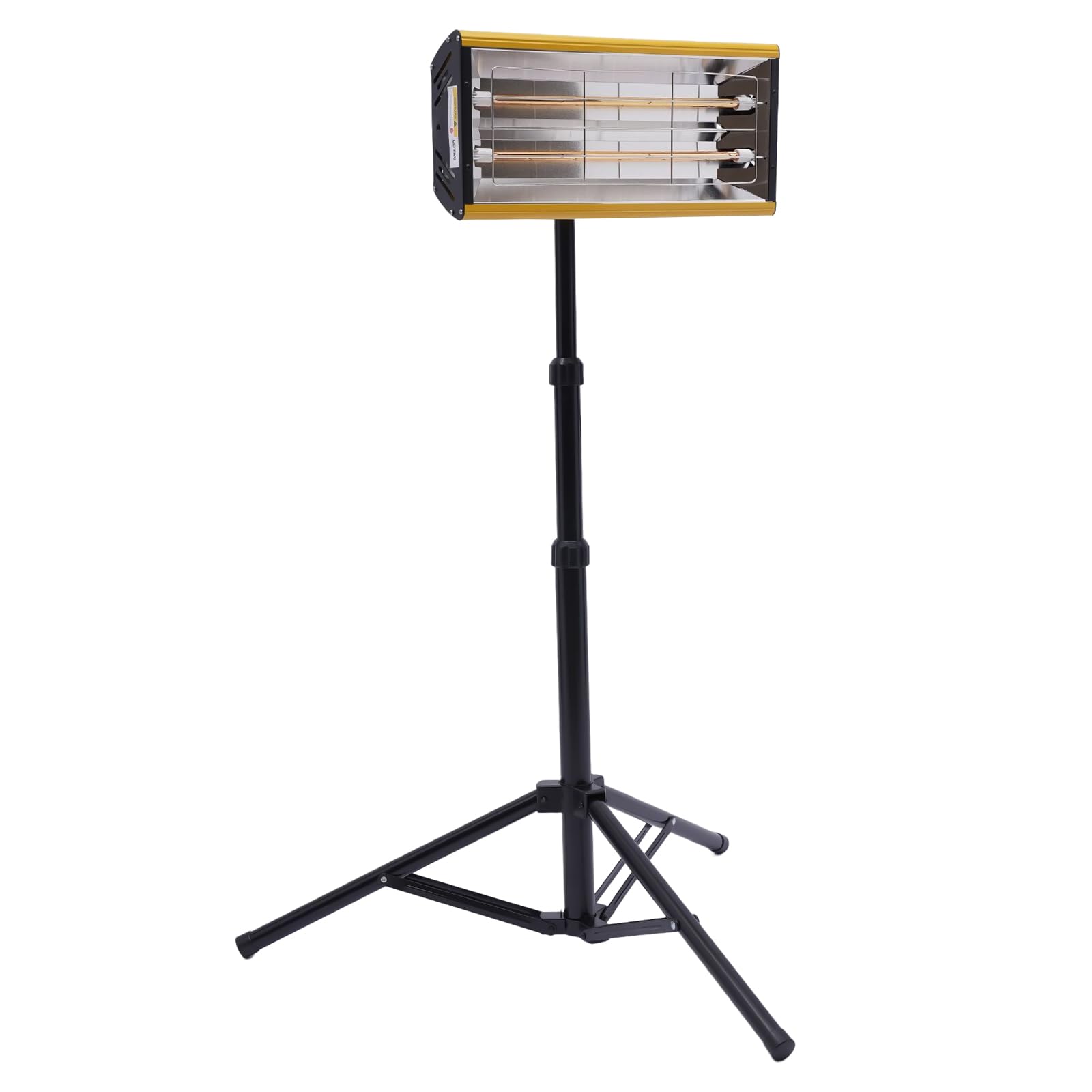 Baking Infrared Paint Curing Lamp, 2000W 110V Handheld Auto Body Short Wave Infrared Paint Dryer Lamp Heater with Telescopic Bracket and Timer for Car Bodywork Repair, Angle & Height Adjustable