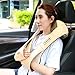 Naipo Neck and Shoulder Shiatsu Kneading Massager with Heat - Deep Tissue 3D electric Massage Pillow, Office, Home, Car, Beige