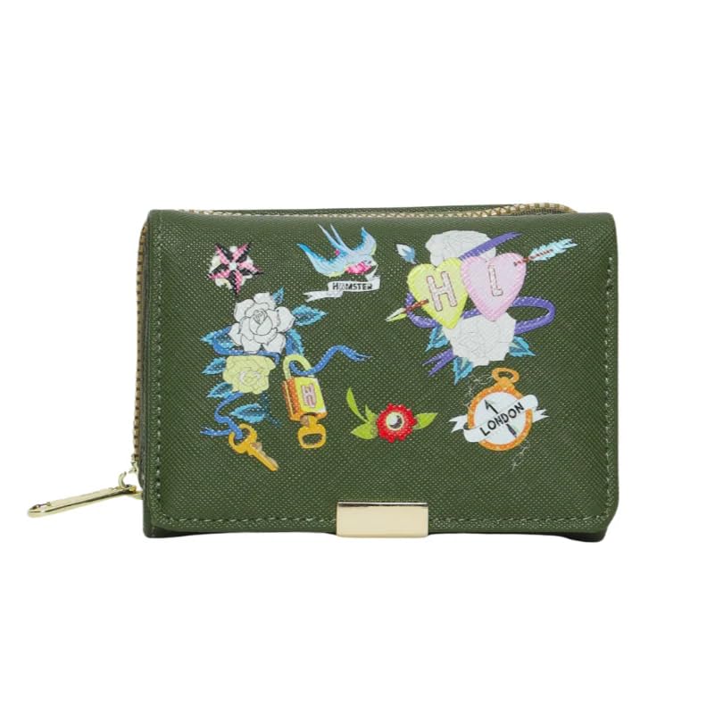 Millionaire Victoria Bifold Wallet - Green-image-37