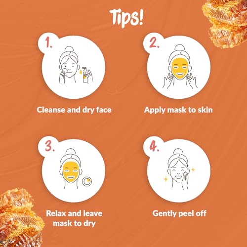 7th Heaven Manuka Honey Peel Off Face Mask with Vitamin E, Pack of 6 - Nourish and Renew - All Skin Types - Image 6