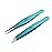 Surgical Tweezers for Ingrown Hair - Precision Sharp Needle Nose Pointed Tweezers for Splinters, Ticks & Glass Removal - Best for Eyebrow Hair, Facial Hair Removal (Triple Teel)