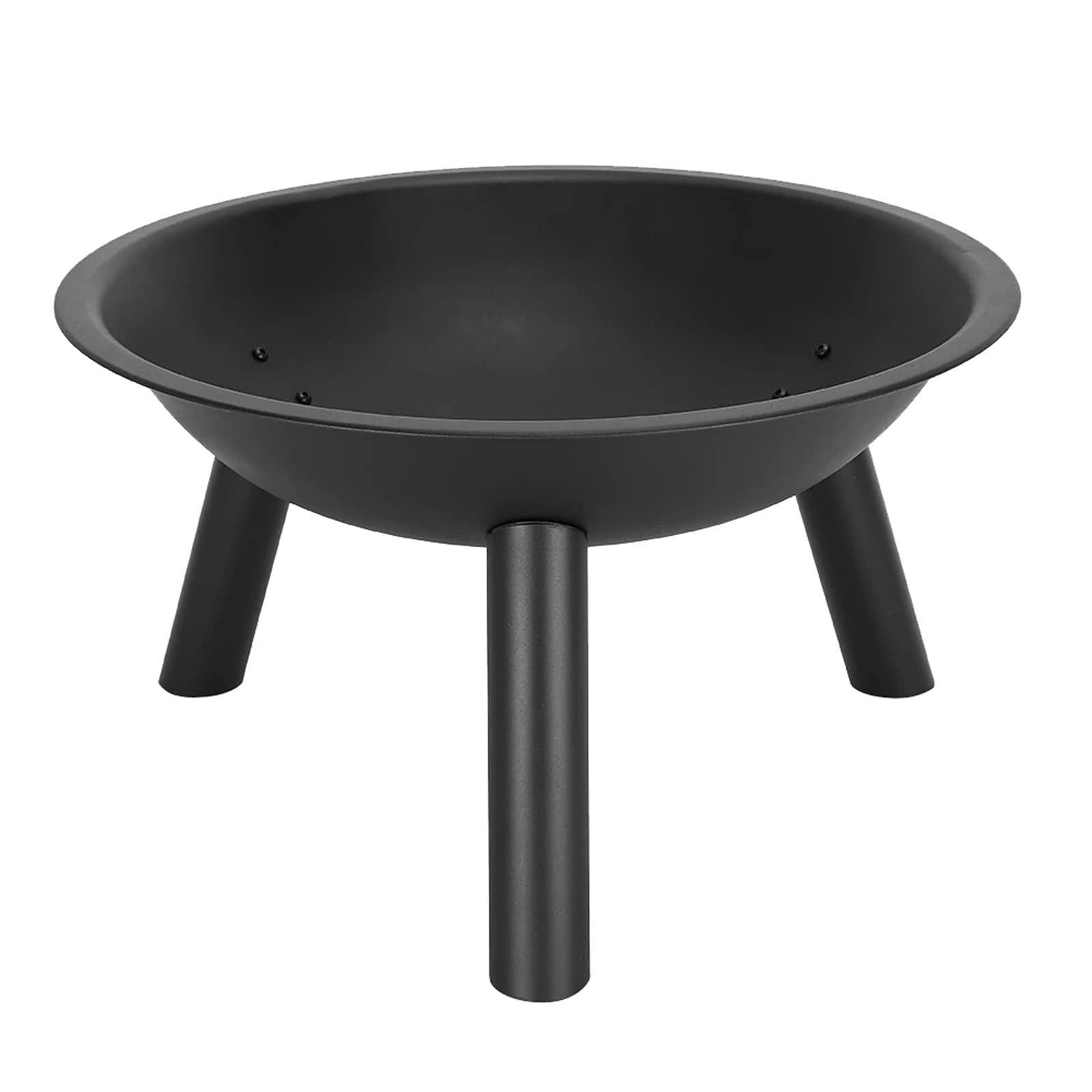 Outdoor Brazier Przenośna miska na ognisko na zewnątrz Stalowy żelazny grill do grillowania na podwórku Piknik na kempingu Plaże Park Fire Pits & Bowls (kolor: żelazo, rozmiar: 52x52x32cm) little