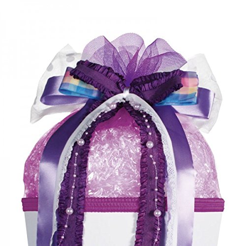Preisvergleich Produktbild ROTH Schult¸tenschleife"Charmed", lila / wei VE = 1
