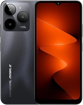 General Mobile GM ERA 30 Smartphone 4 GB RAM & 128 GB Memory, Cosmic Black
