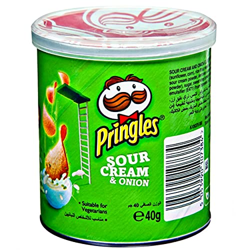 Image of Pringles Sour Cream & Onion- 12 Pack, 12 X 40 G, 480 Gram