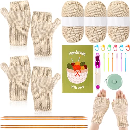 GliCraft Knitting Kit for Beginners Learn to Knit Kit
