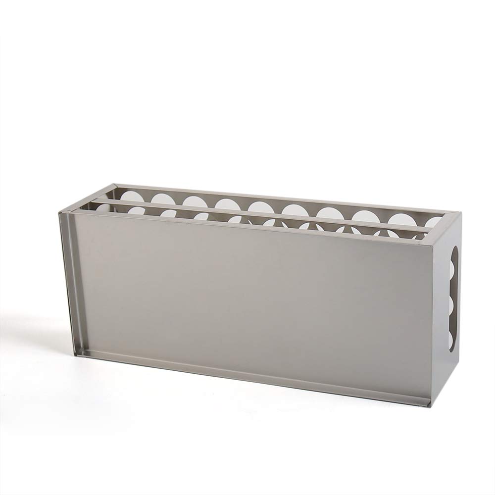 Estante del tubo, material del acero inoxidable, 40Holes(4×10), conveniente para los tubos de Dia.≤21mm, TTR040-001