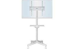 BONTEC Portable TV Stand with Wheels