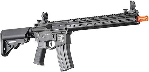 Vista 3 de Lancer Tactical Gen 2 Proline M4 Rifle de aire comprimido de metal completo de 9 pulgadas/14 pulgadas con grúa (ETU y Mosfet incluidos)