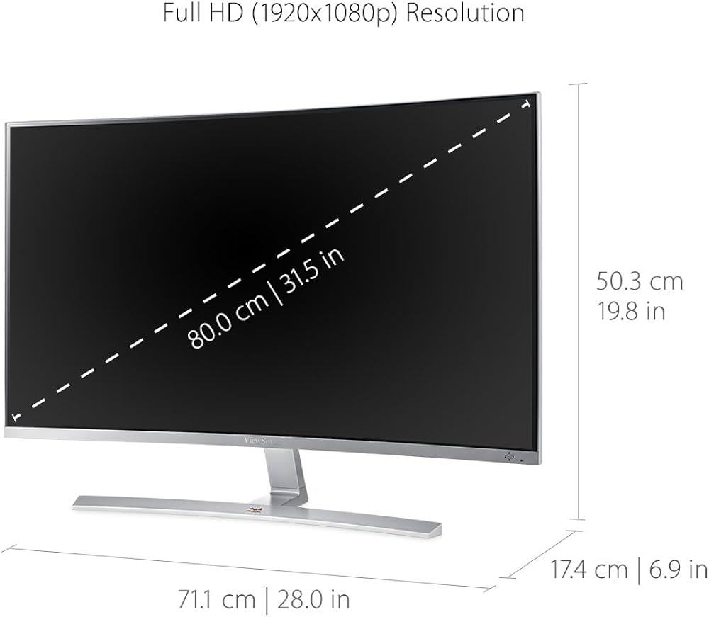 専用✨️ViewSonic VX3216-SCMH Amazon.co.jp: ViewSonic VX3216-SCMH-W 32インチ1080p 1800Rカーブ