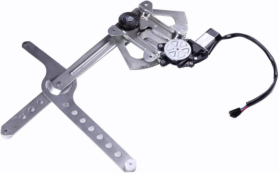 Front Left Driver Side+Front Right Passenger Side Power Window Regulators with Motor fits for GMC K2500 Suburban 1992-1999,for GMC K3500 1988-2000,for GMC Yukon 1992-2000 741-654 741-655