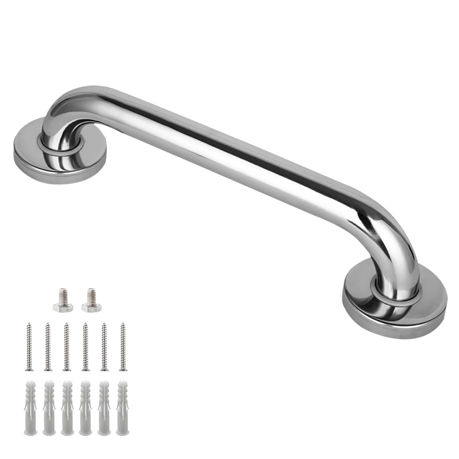 FKXSXAZ Grab Bars for Shower Bathroom Bathtub and Toilet, 50cm 60cm 80cm Safety 1.26" Diameter Heavier Hand Rails, Elderly Anti Slip Handle Grip(1.3ft/40cm)