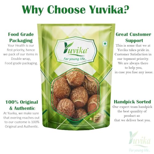 Image of Yuvika Reetha - Ritha - Sapindus Mukorossi - Soapnuts 100 Grams