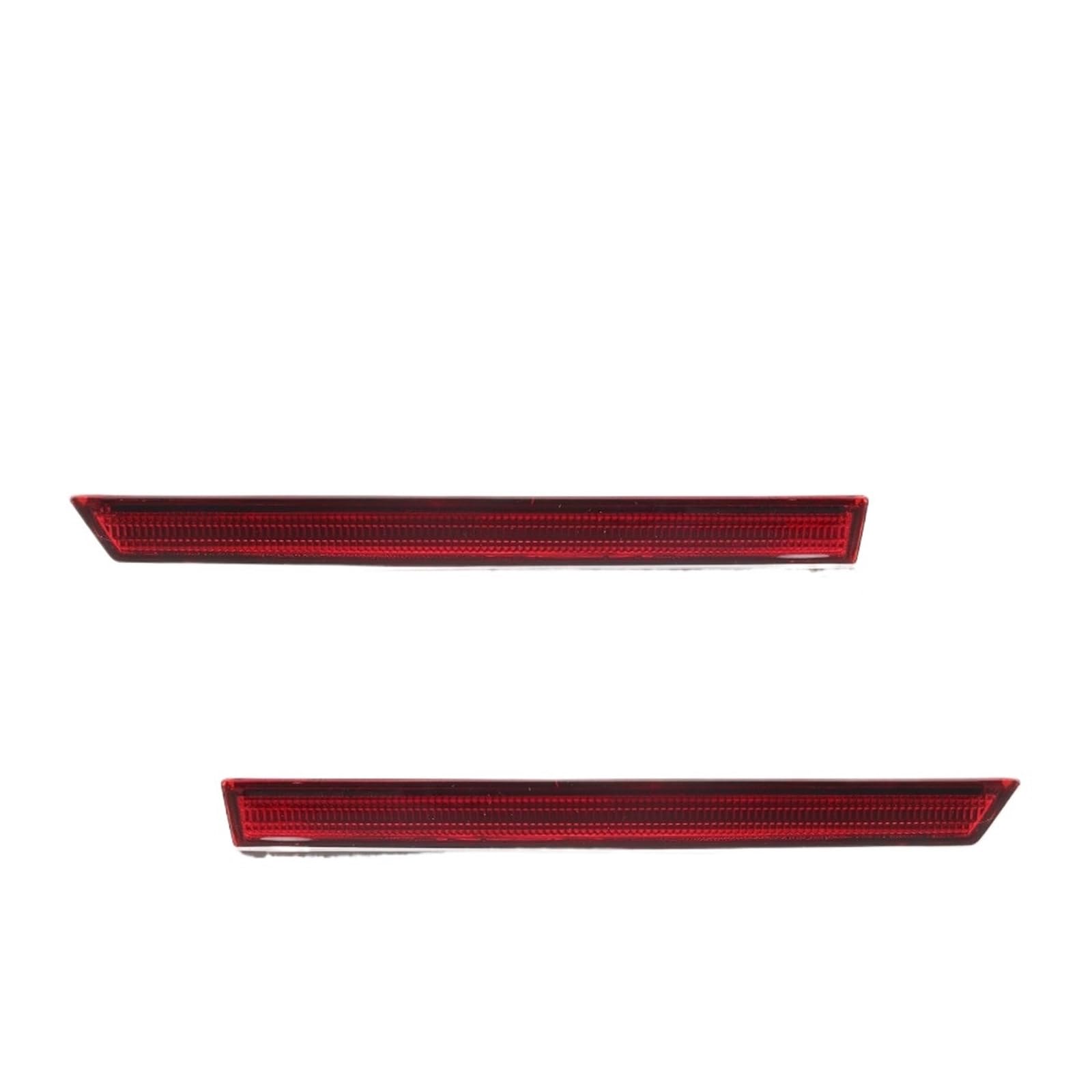 Lámpara Reflector Parachoques Trasero Para Ford Para Mustang 2013-2014 2 Piezas Reflectores De Parachoques Trasero Cubiertas De Luz Trasera Sin Bombilla/enchufe(Red Lens)