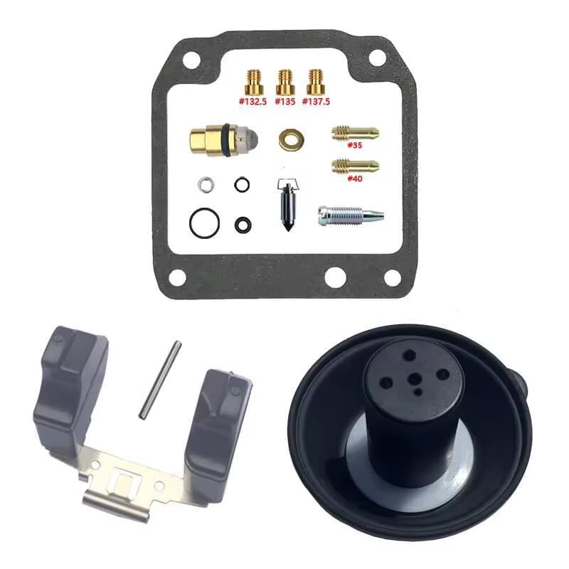 Kit carburateur SR125 résolvant fuite essence et calage sur moto 125cc de 1987 1988