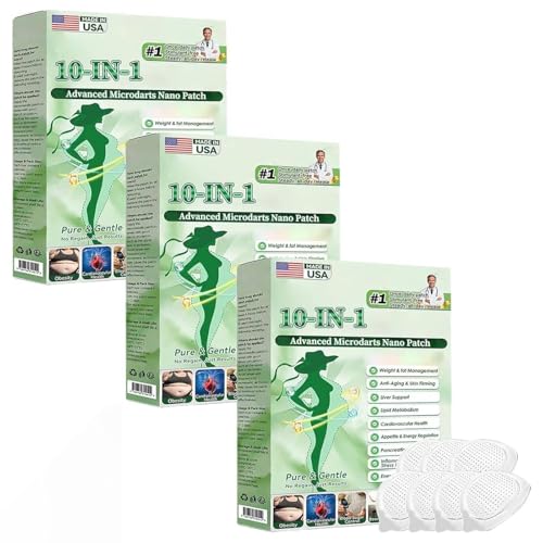 Moringa Berberine Patch 2026 New Professional Moringa 10-in-1 Nano Microdarts Patch Natural Patches for Women and Men Suitable for All Skin Types (3 boxes)