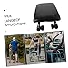 PACKOVE Aluminum Alloy Walker Seat Plate Reversible Bath Seat Walker Part Accessory