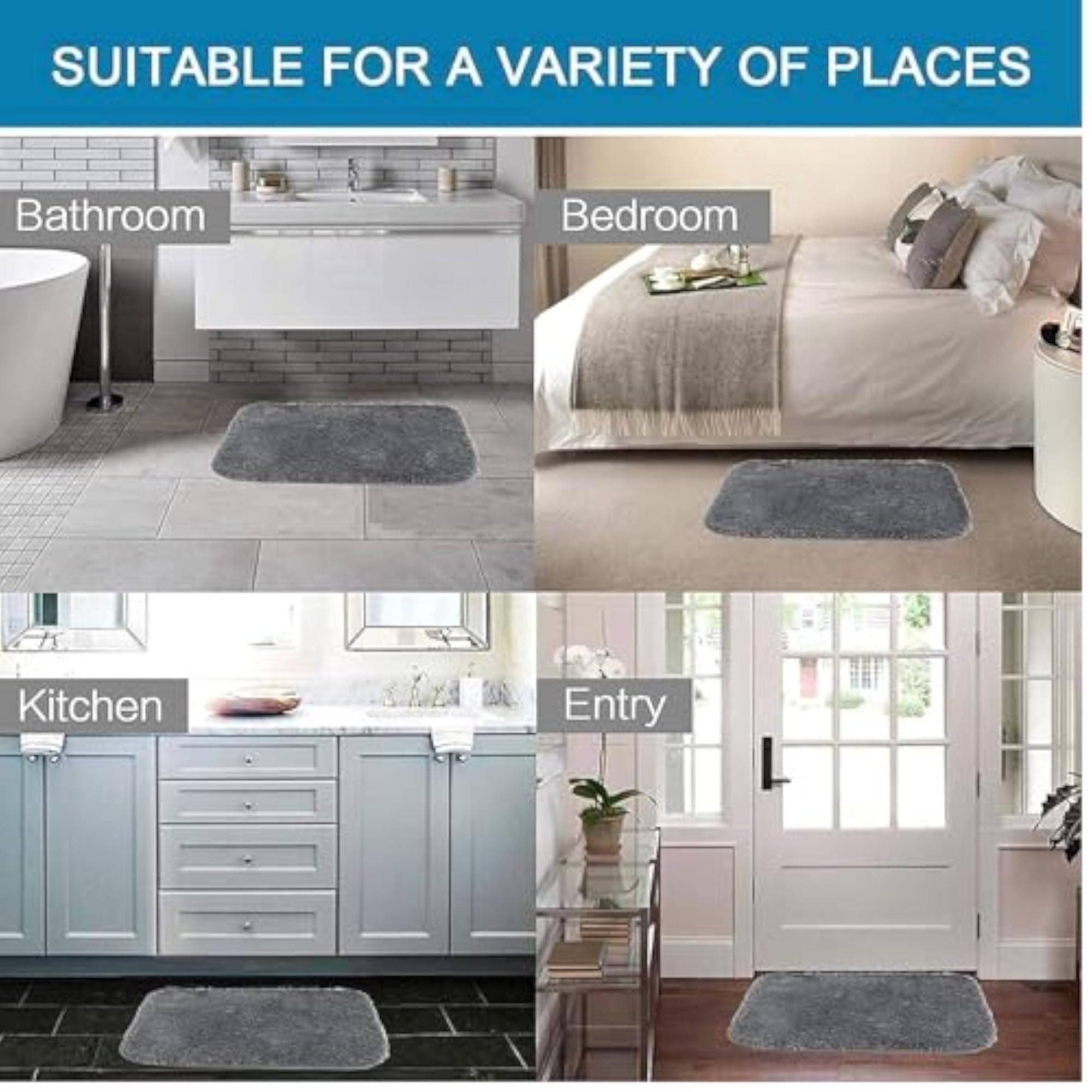 Premium Floor Mat, Bath Mat, Doormat, Super Absorbent