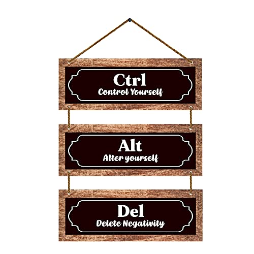 Image of EXPLEASIA Decorative Wall Hanging Wooden Art Decoration Item for Home Office Home Decor Gift Items