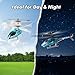 VATOS RC Helicopter for Boys, 2.4G Remote Control Helicopter with LED Light for Kids 12+ Years Old, Fixed Height, One-Key Take-Off, Indoor RC Planes Ideal Festival Gifts for Boys Adults
