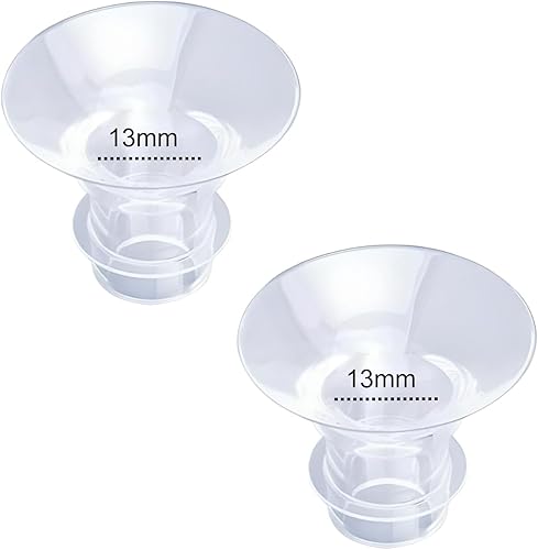 Insertos de brida de 0.512 in, 2 unidades, compatibles con Momcozy S12 ProS9 ProS12S9 Copa de sacaleche portátil, adecuado para