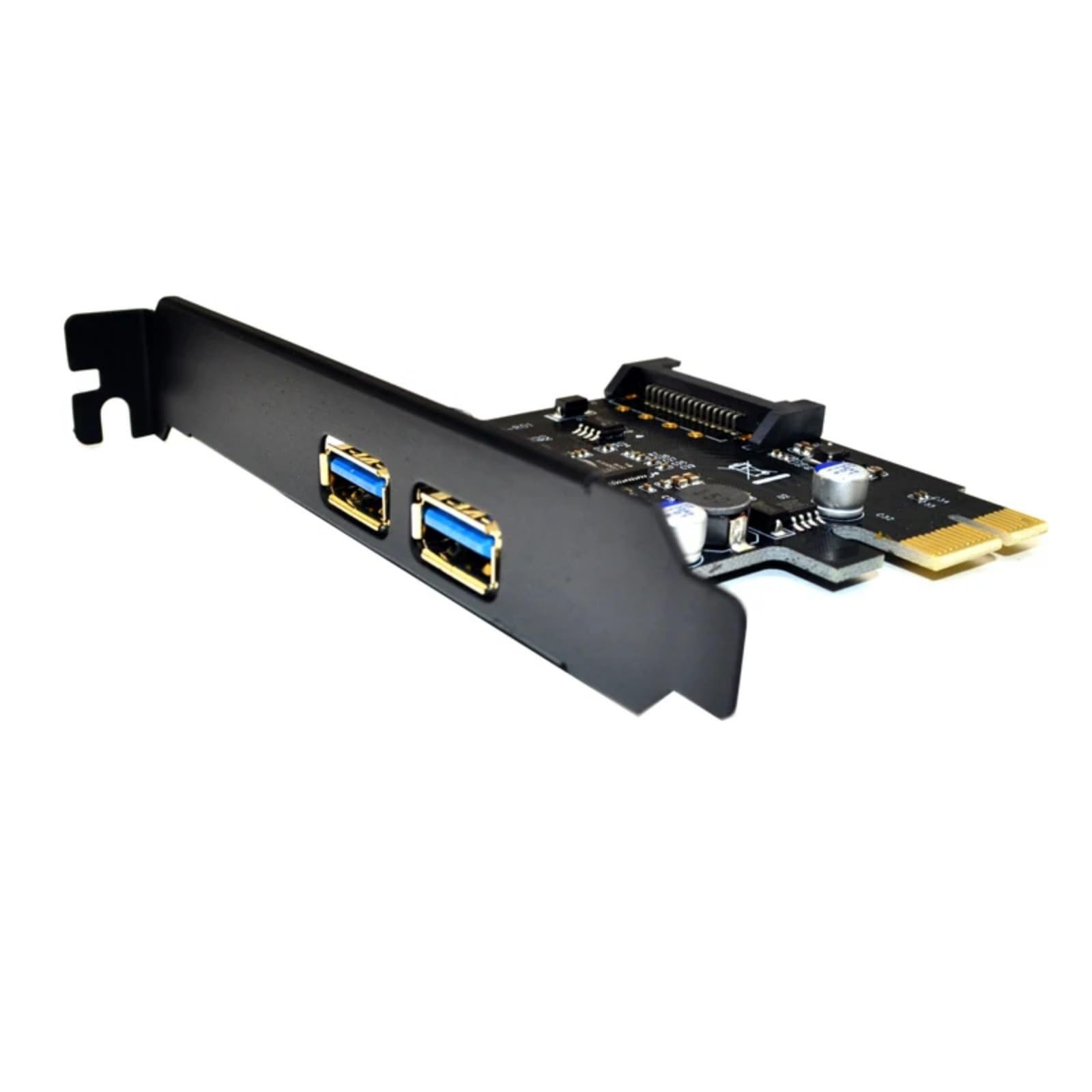 PTILSERY USB3.0 pieceIE Expansion Card pieceIE USB3.0 Card Adapter 5Gbps 2 Port USB3.0 pieceIE Power Connector for Piece Desktop