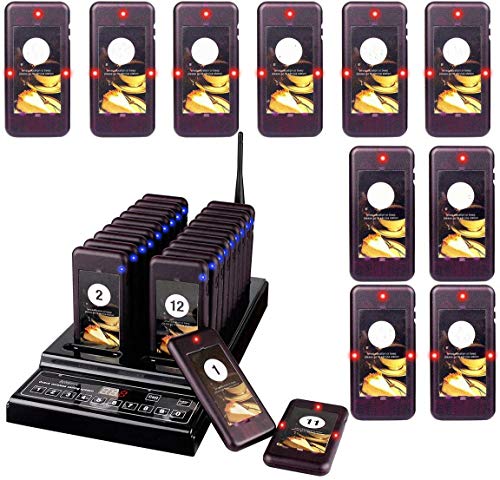 Retekess T112 Restaurant Pagers Max 999 Buzzer Queue Wireless Calling System with 30
