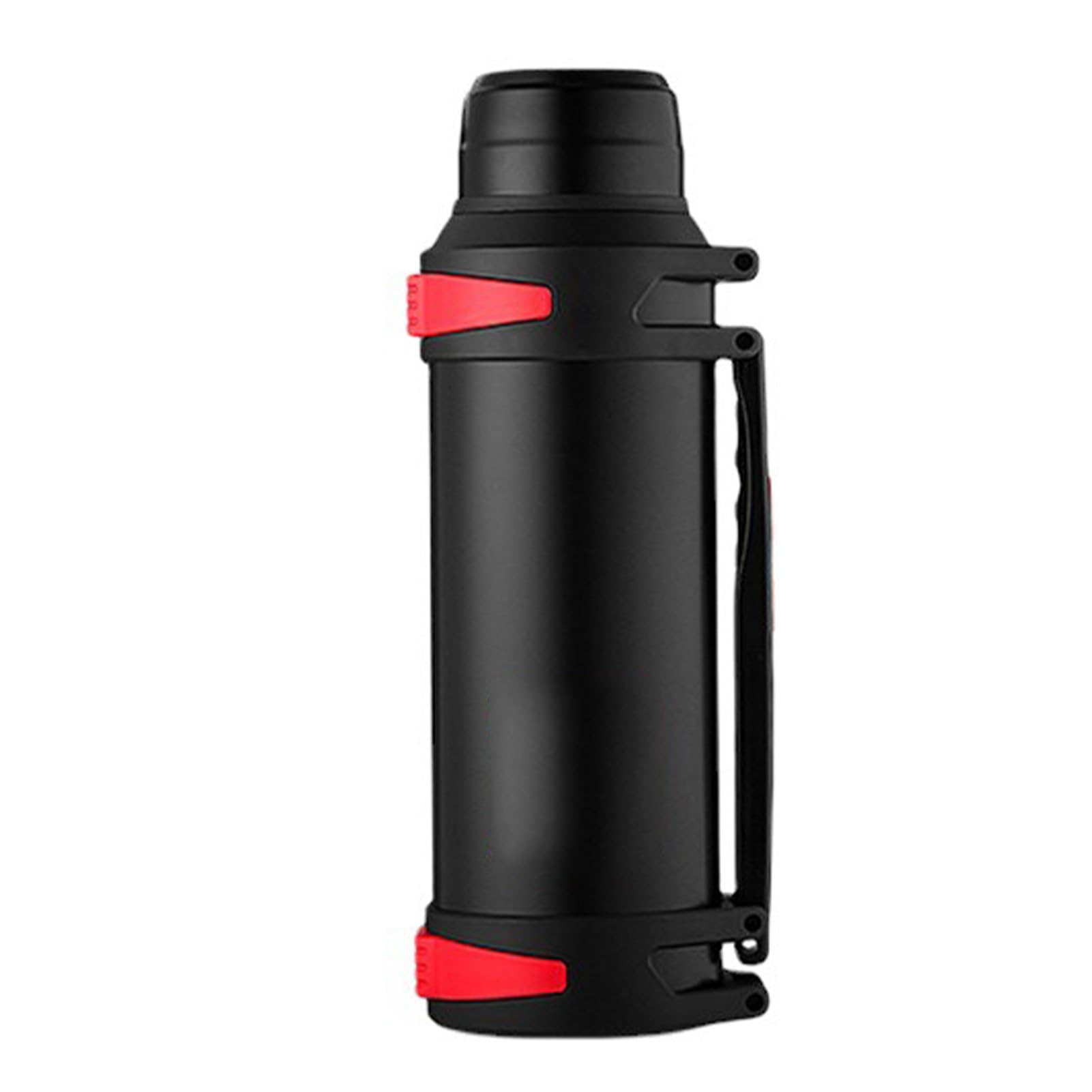 Botella Aislada Botella de Agua Al Vacío de Acero Inoxidable de Gran Capacidad de 1600 Ml para Viajes en Coche, Camping, Práctica Térmica Tipo Prensa