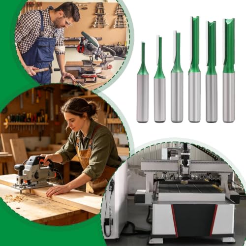 Fresa recta para router de carpintería ideal para proyectos de muebles y tallado 4