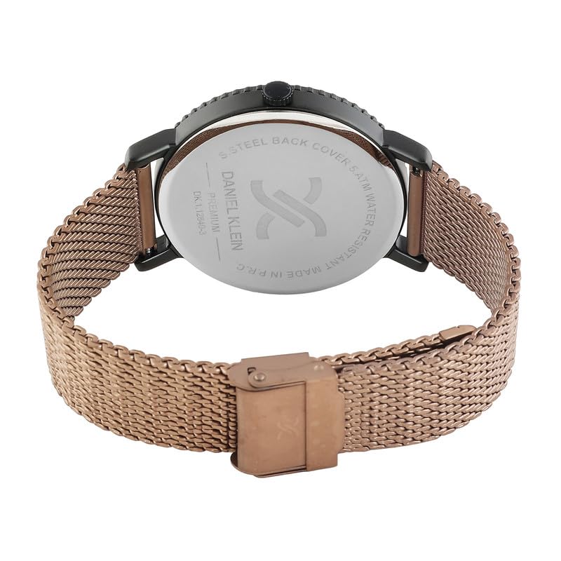 Image of Daniel Klein Premium Men Brown Dial Analogue Watch - DK.1.12840-3