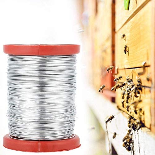 Liineparalle 1 Rolle 0,5 mm Bienenwabe Frame Wire Eisen/Edelstahl Draht Imkerei liefert Bienenstöcke Frames Tool MEHRWEG… – Bild 8