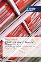 Effective Students' Records Management 3639859278 Book Cover