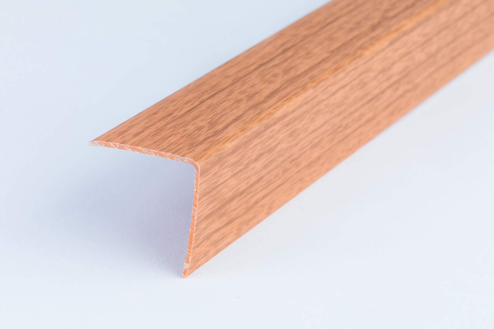 Wood Effect Plastic PVC Corner 1M Angle Trim Wall Corner Guard Edge Protector TMW Profiles (15mm x 15mm x 1M, Cherry)