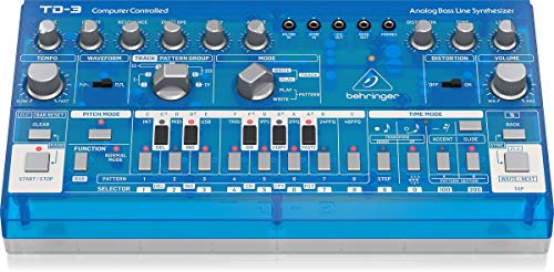 Behringer Td-3-Bb Analog Bass Line Synthesizer With Vco, Vcf, 16-Step Sequencer, Distortion Effects And 16-Voice Poly Chain #TOP4