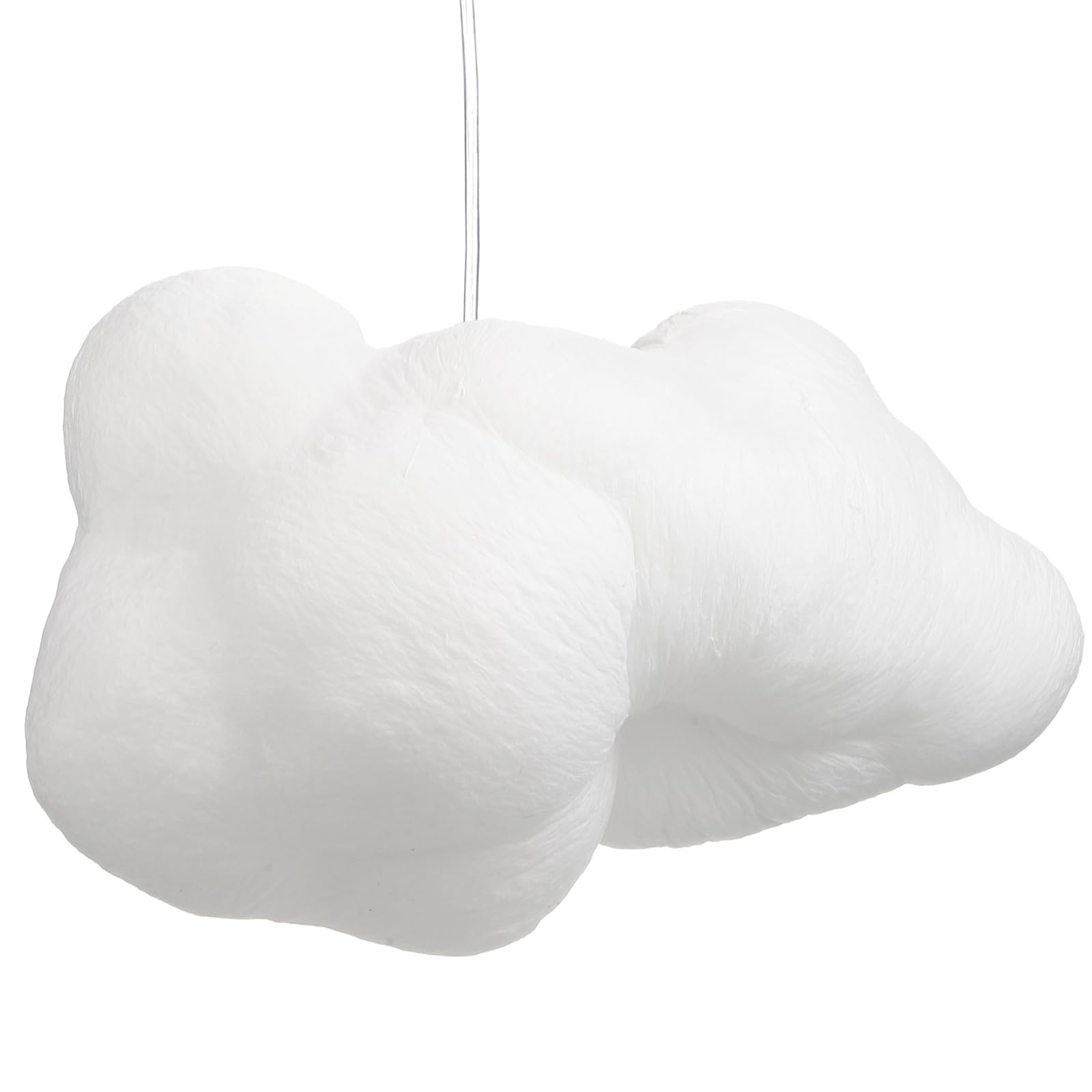 Lampe suspendue LED cloud en tissu blanc chaud pour salon 300x200 mm
